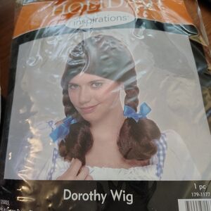 Dorothy Wig with Blue Bows